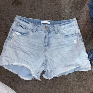 Light Blue Denim Women's Shorts